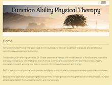 Tablet Screenshot of functionabilitypt.com